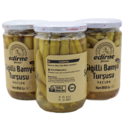 Siğilli Bamya Turşusu 850g 4